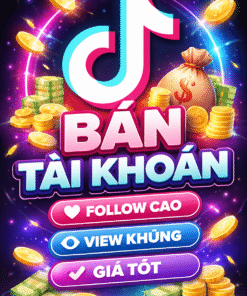 Tài khoản TikTok Việt Nam từ Reg New đến 1 Năm, nhiều gói phù hợp mọi nhu cầu